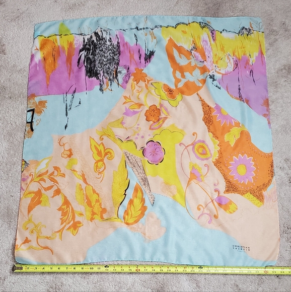 Christian Lacroix Parfums Silk Scarf - Picture 4 of 10